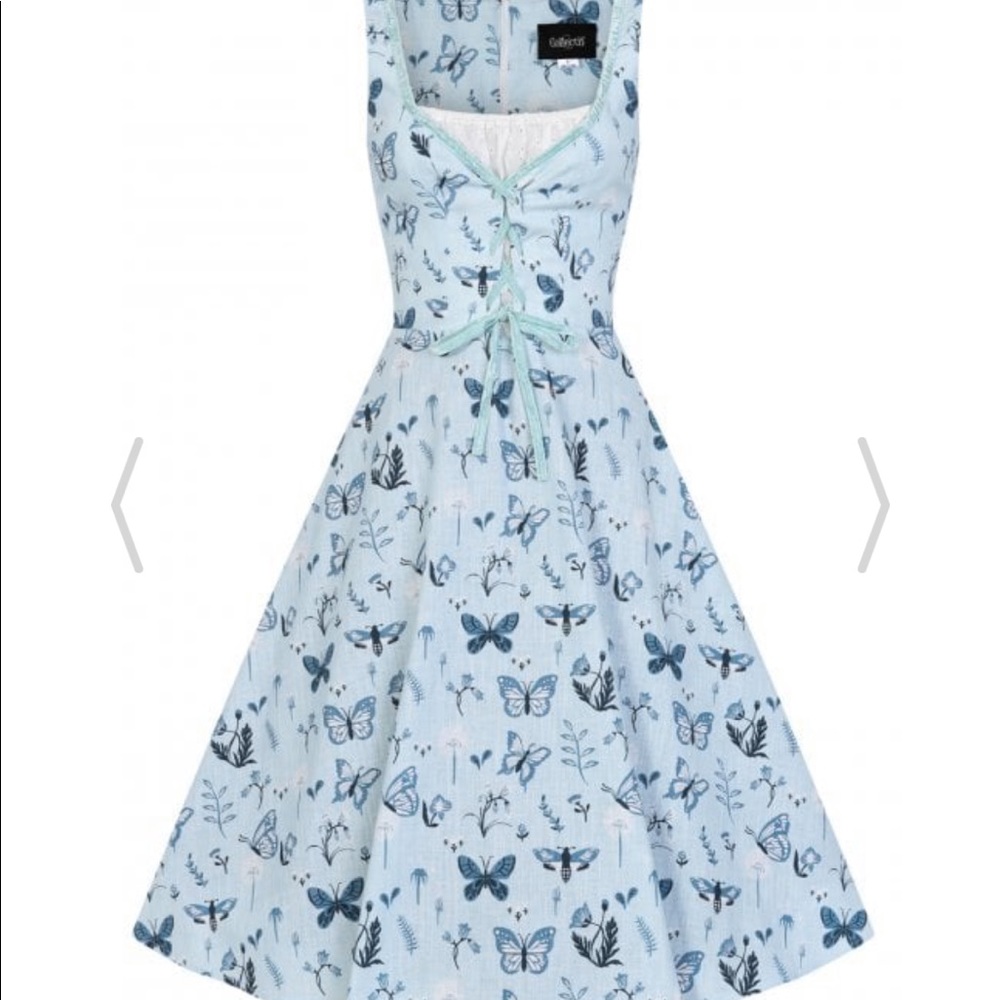 Collectif 4x Lace Up Butterfly Dress